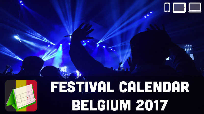2017 music festival shop calendar