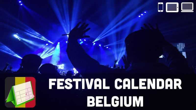Festival Calendar Belgium 2022
